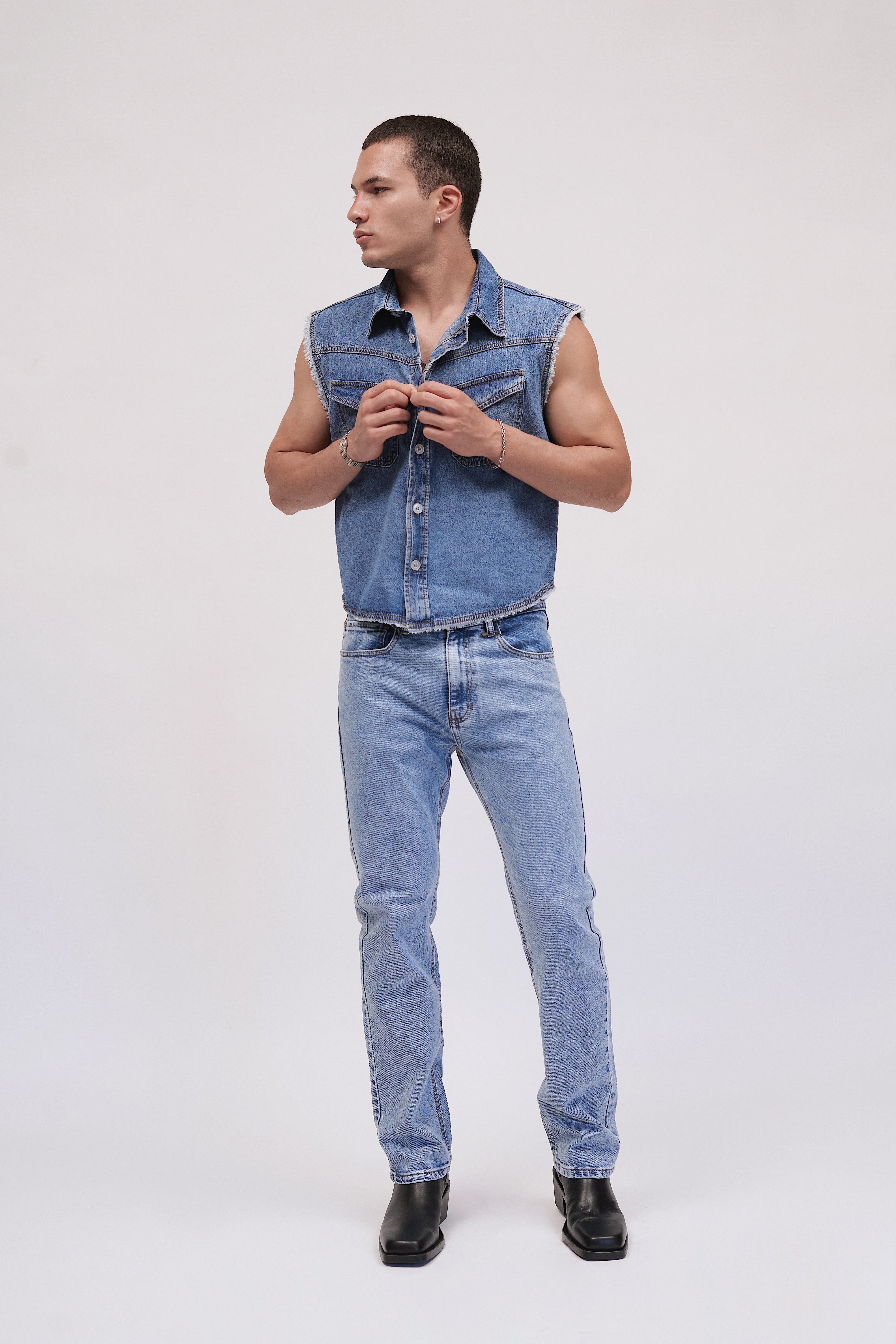 CAMISA CORTA SIN MANGAS 8055