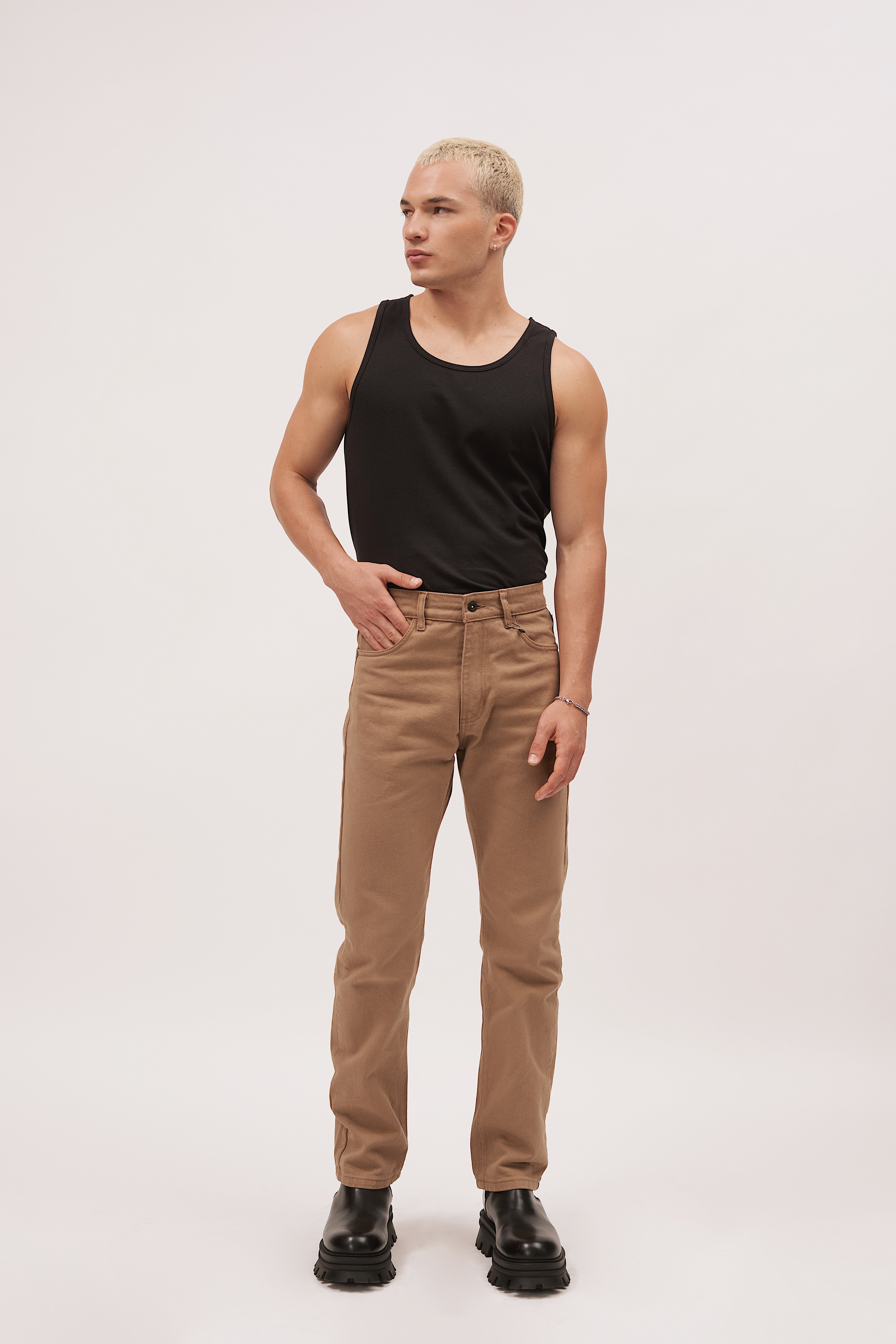 JEANS RELAXED KAKI 8060