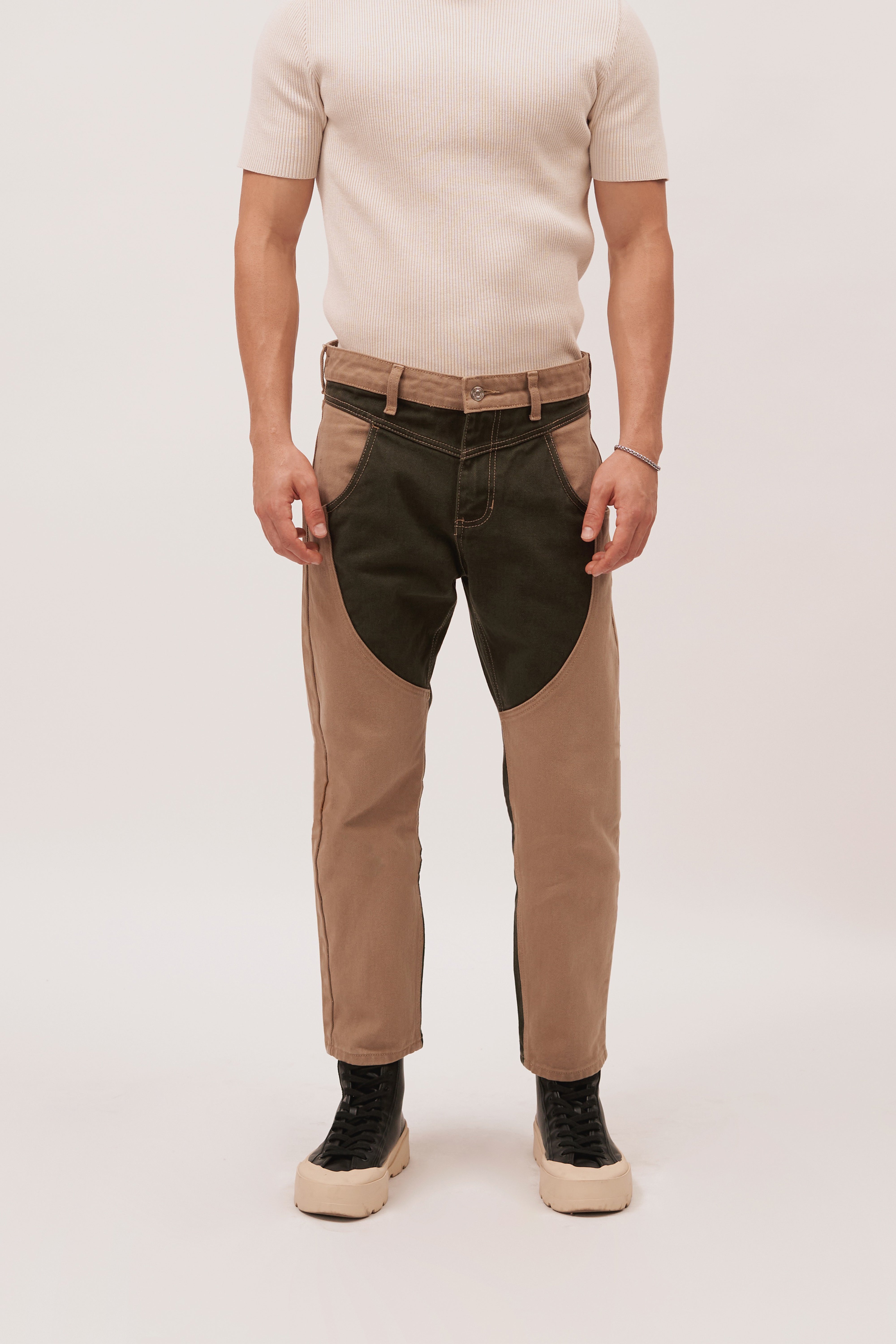 JEANS CROPPED COMBINADO MILITAR ARENA 8068