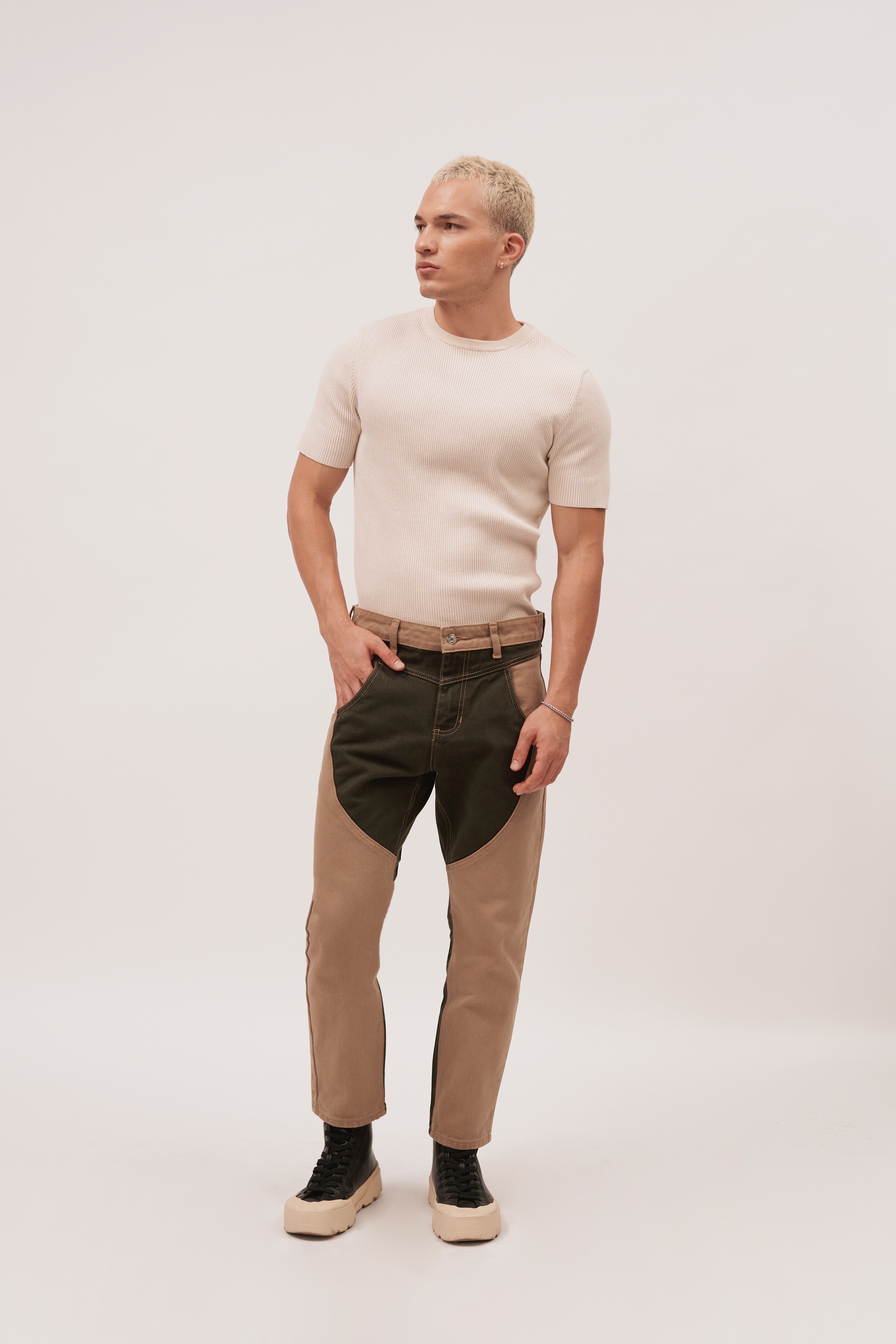JEANS CROPPED COMBINADO MILITAR ARENA 8068