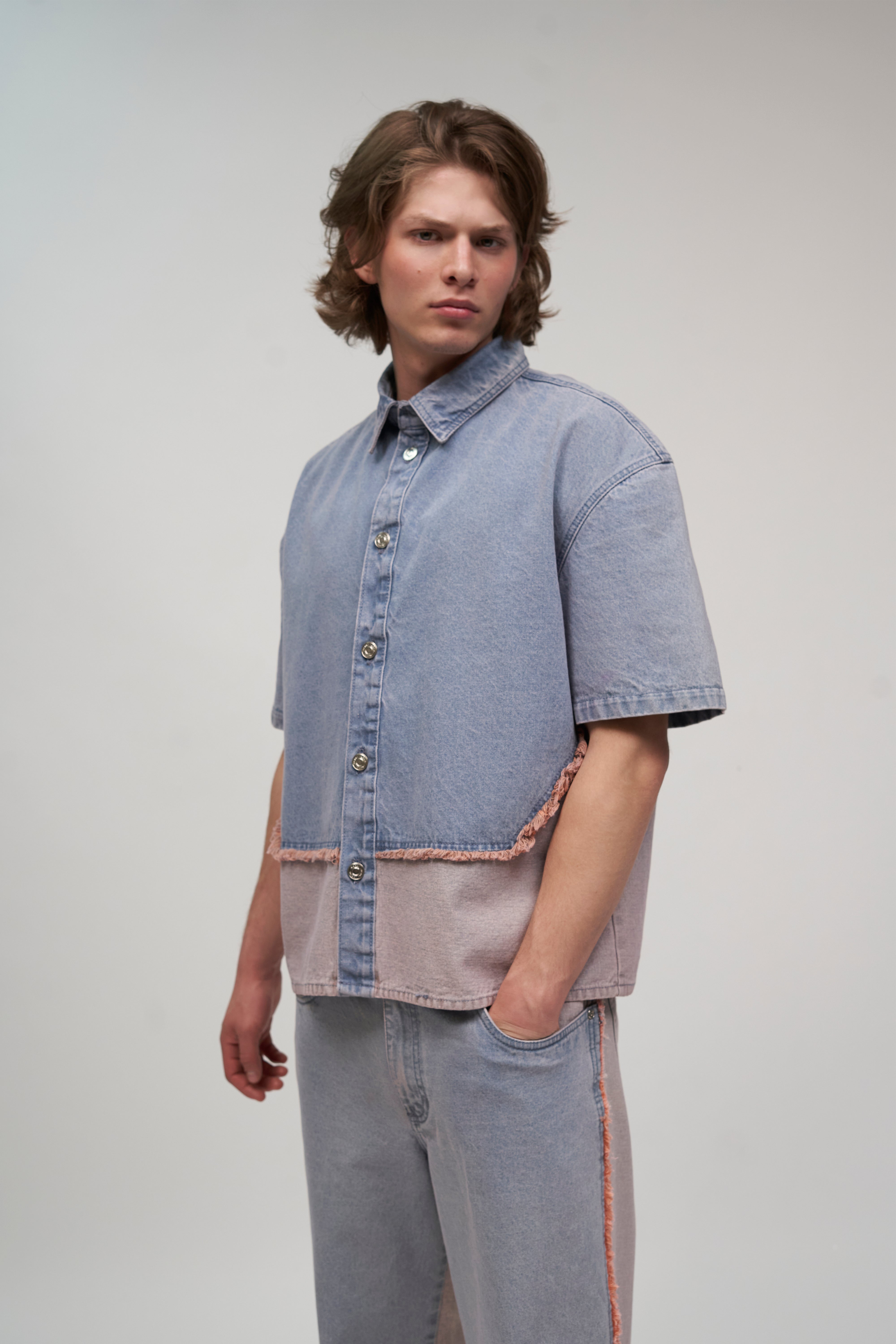 CAMISA CORTA CORAL 8082