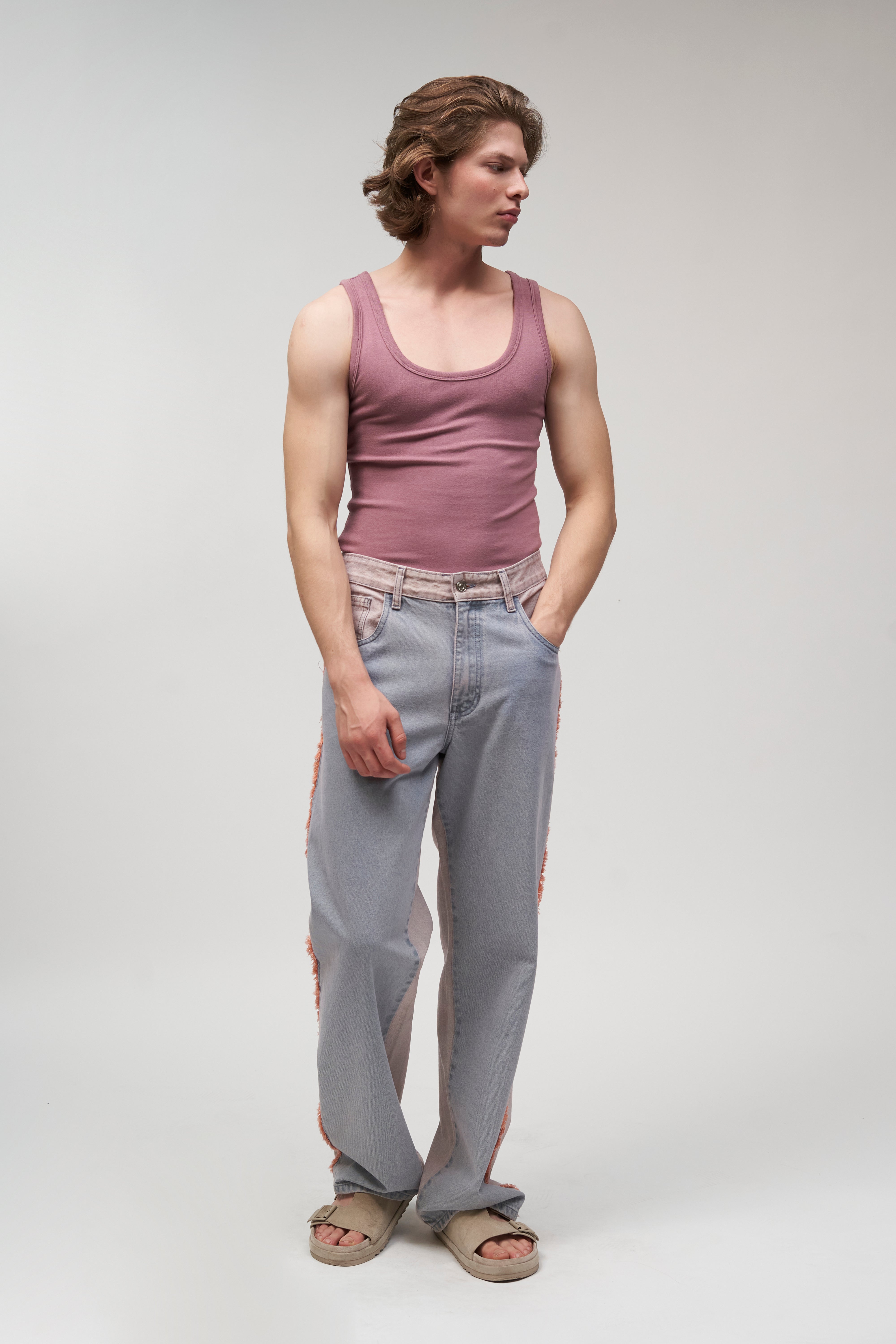 JEANS STRAIGHT CORAL 8083