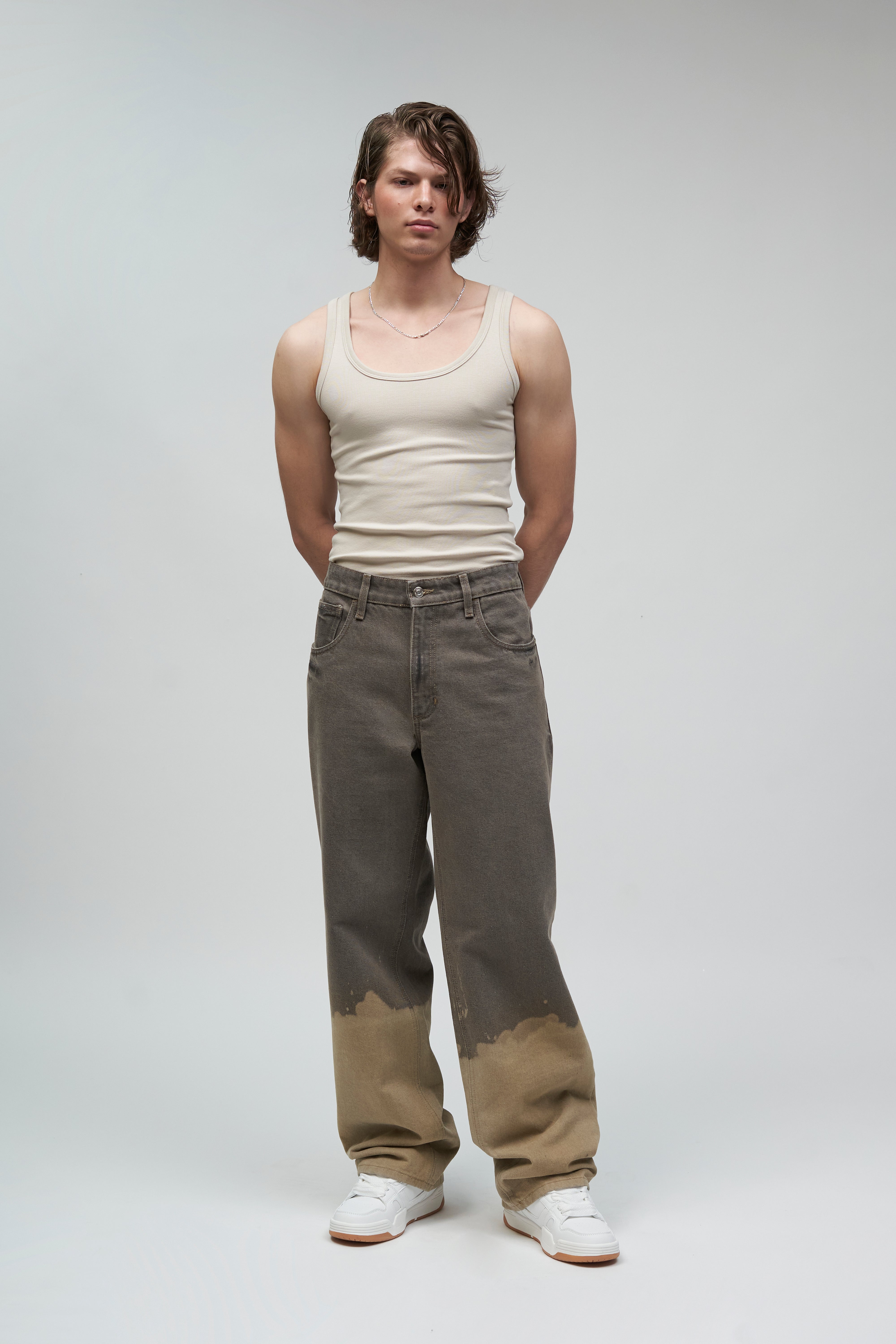 JEANS RELAXED ROCA ARENA 8084