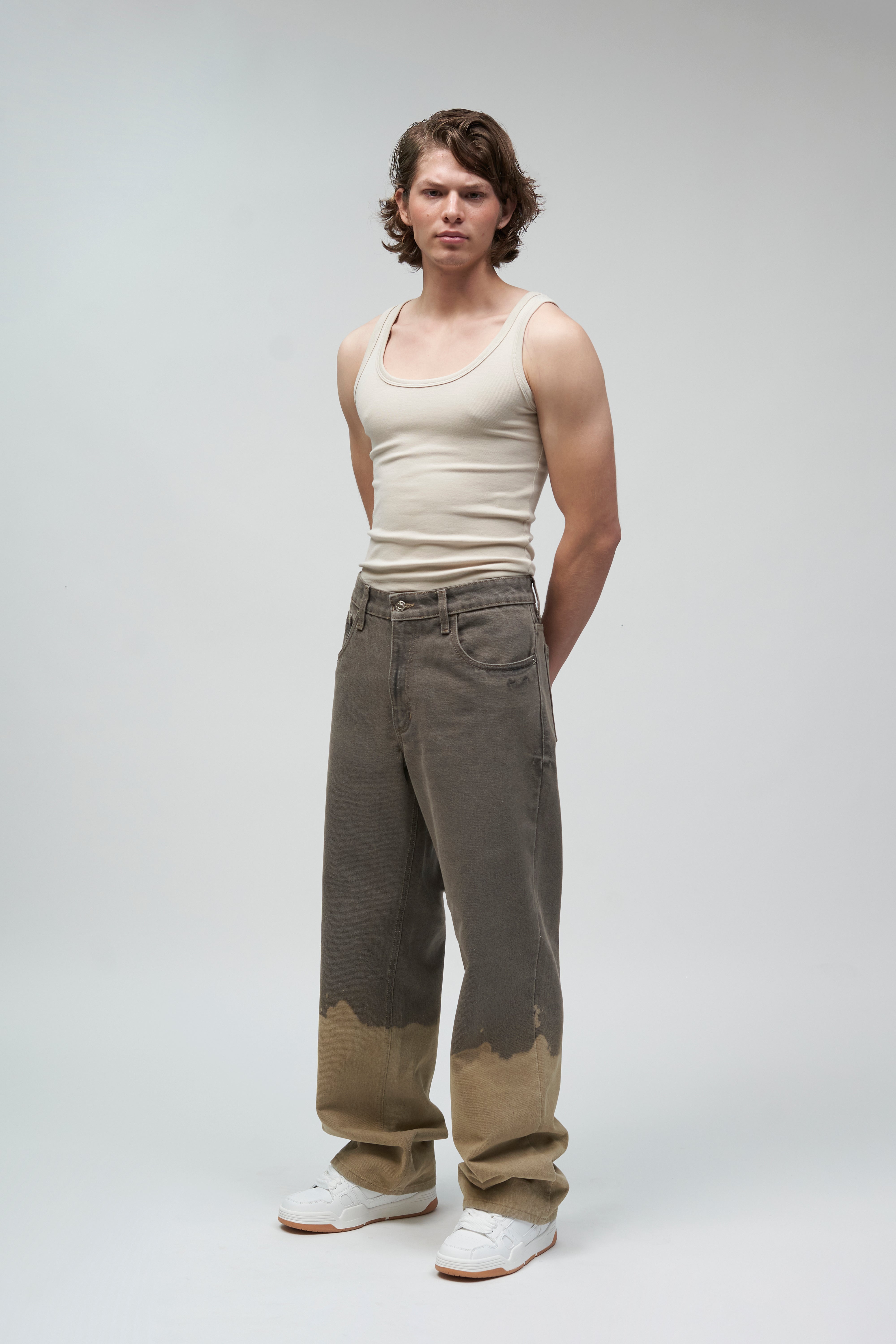 JEANS RELAXED ROCA ARENA 8084