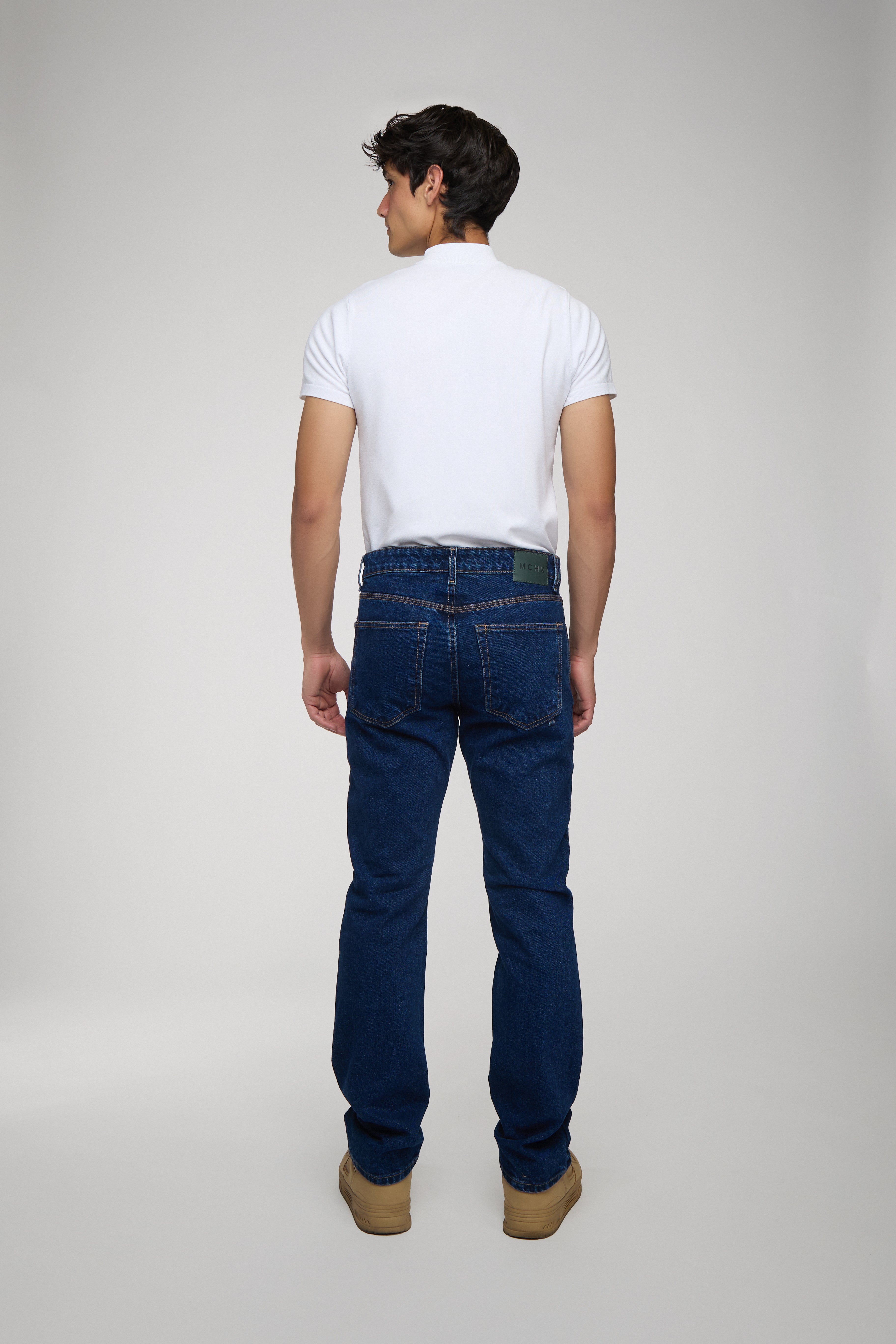 JEANS RECTO AZUL OSCURO 8093