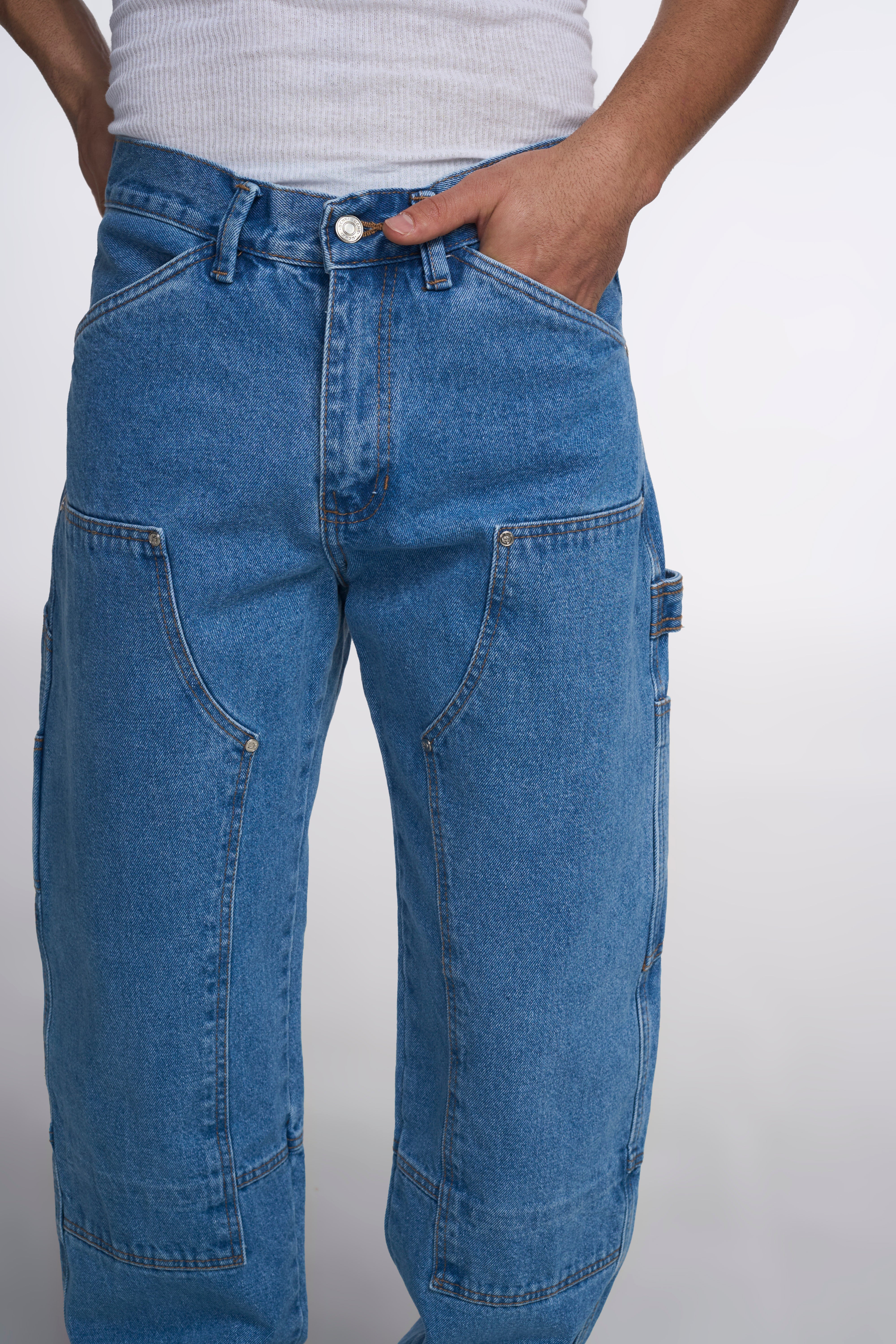 JEANS CARPINTERO BOLSAS CLARO 8094