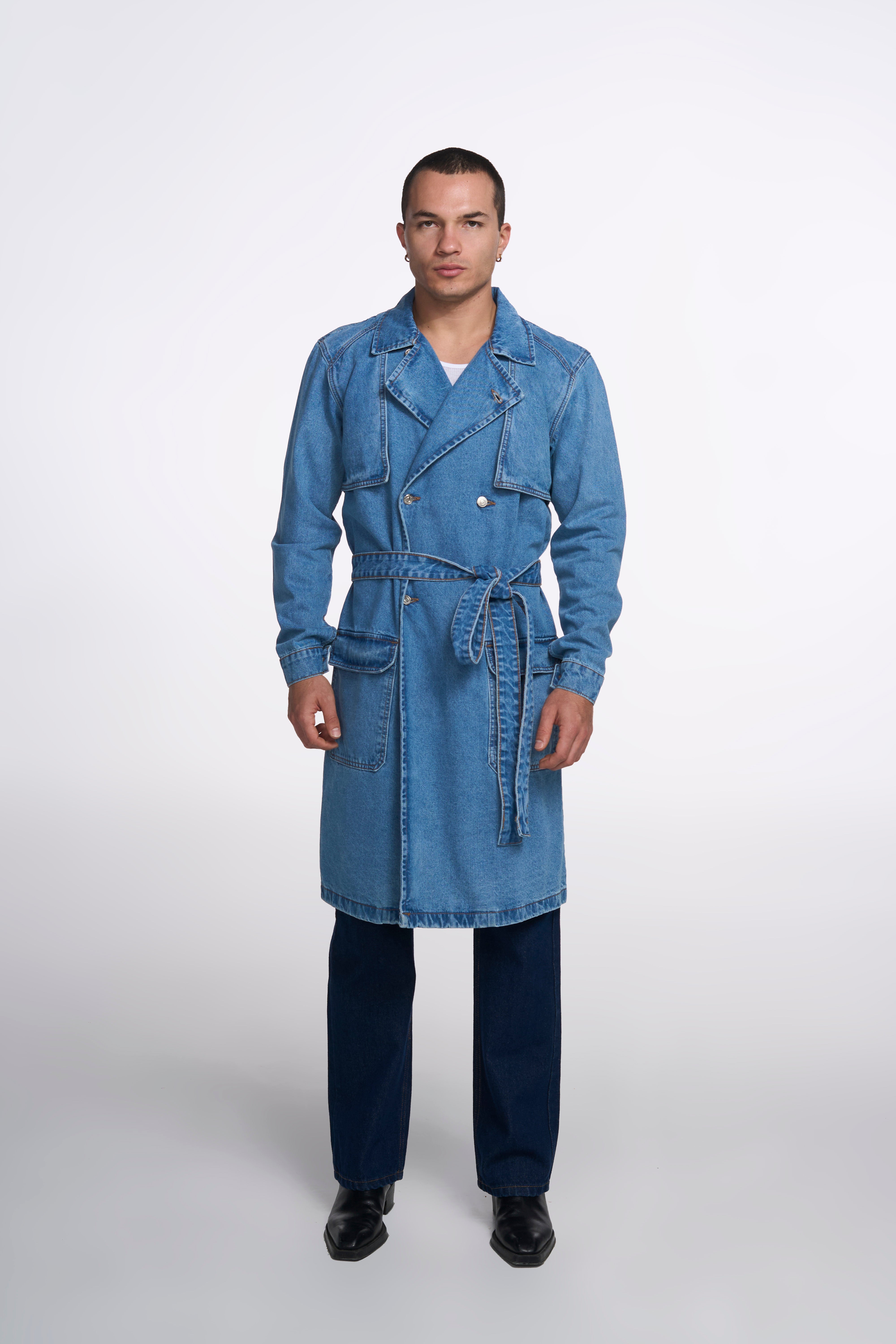 GABARDINA AZUL 8099