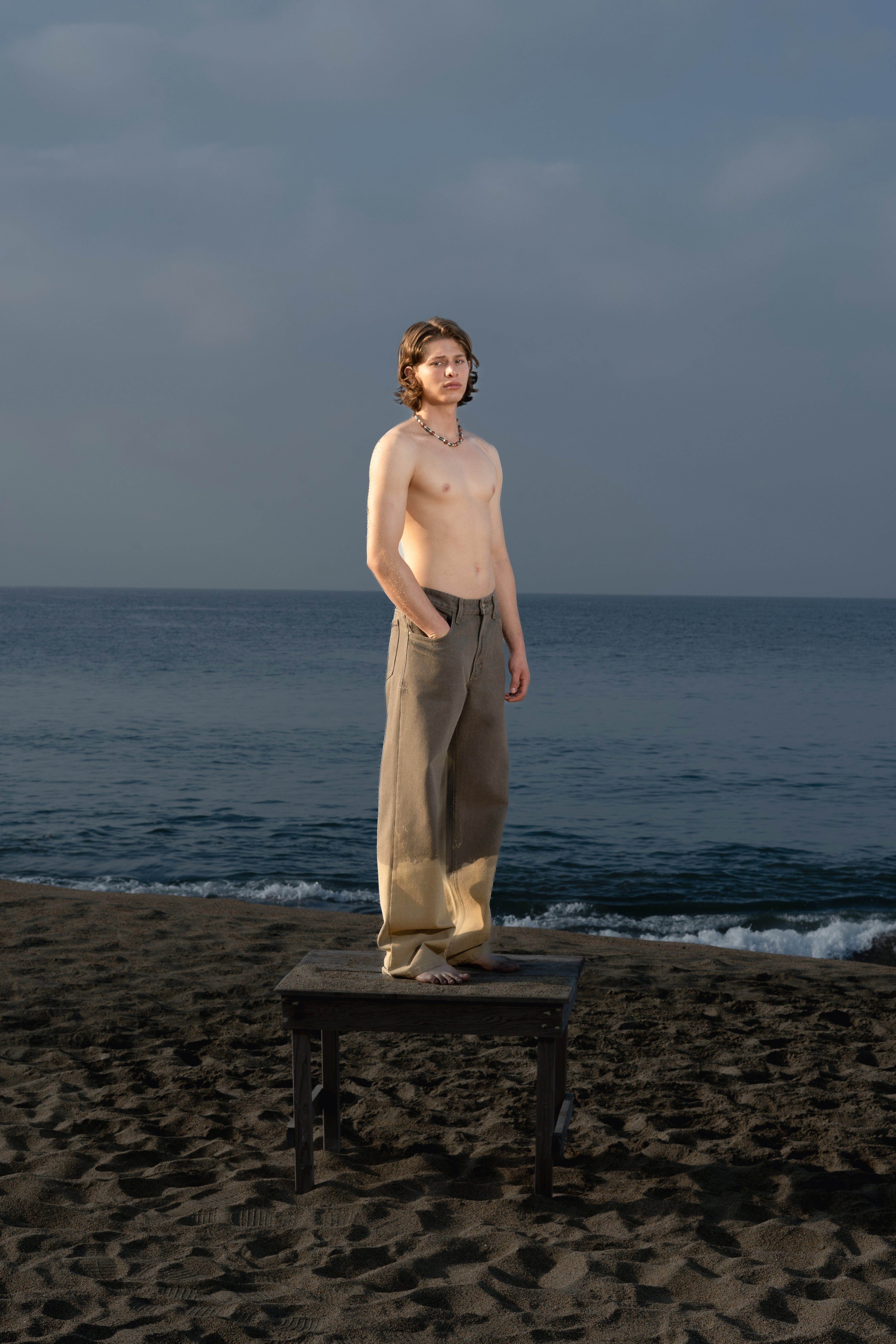 JEANS RELAXED ROCA ARENA 8084