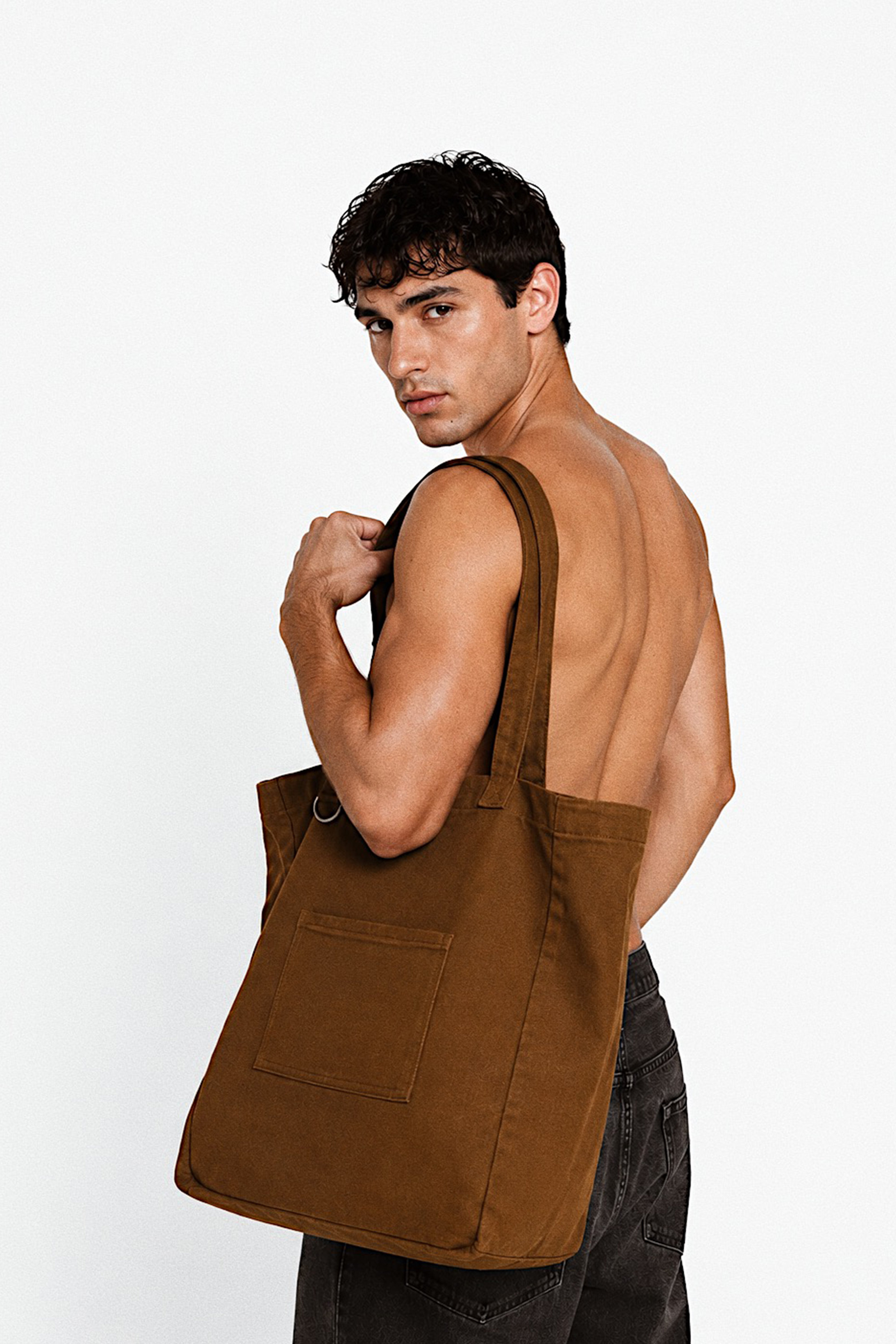 SHOPPER BAG TABACO
