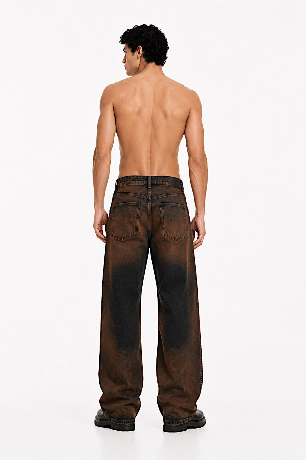 JEANS HOLOGRAMA NARANJA 8119