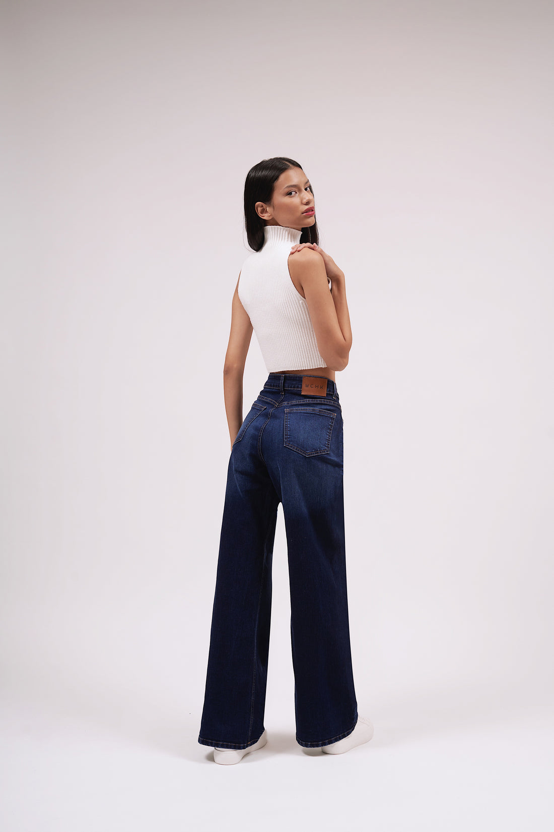 JEANS WIDE LEG  STRECH 6016