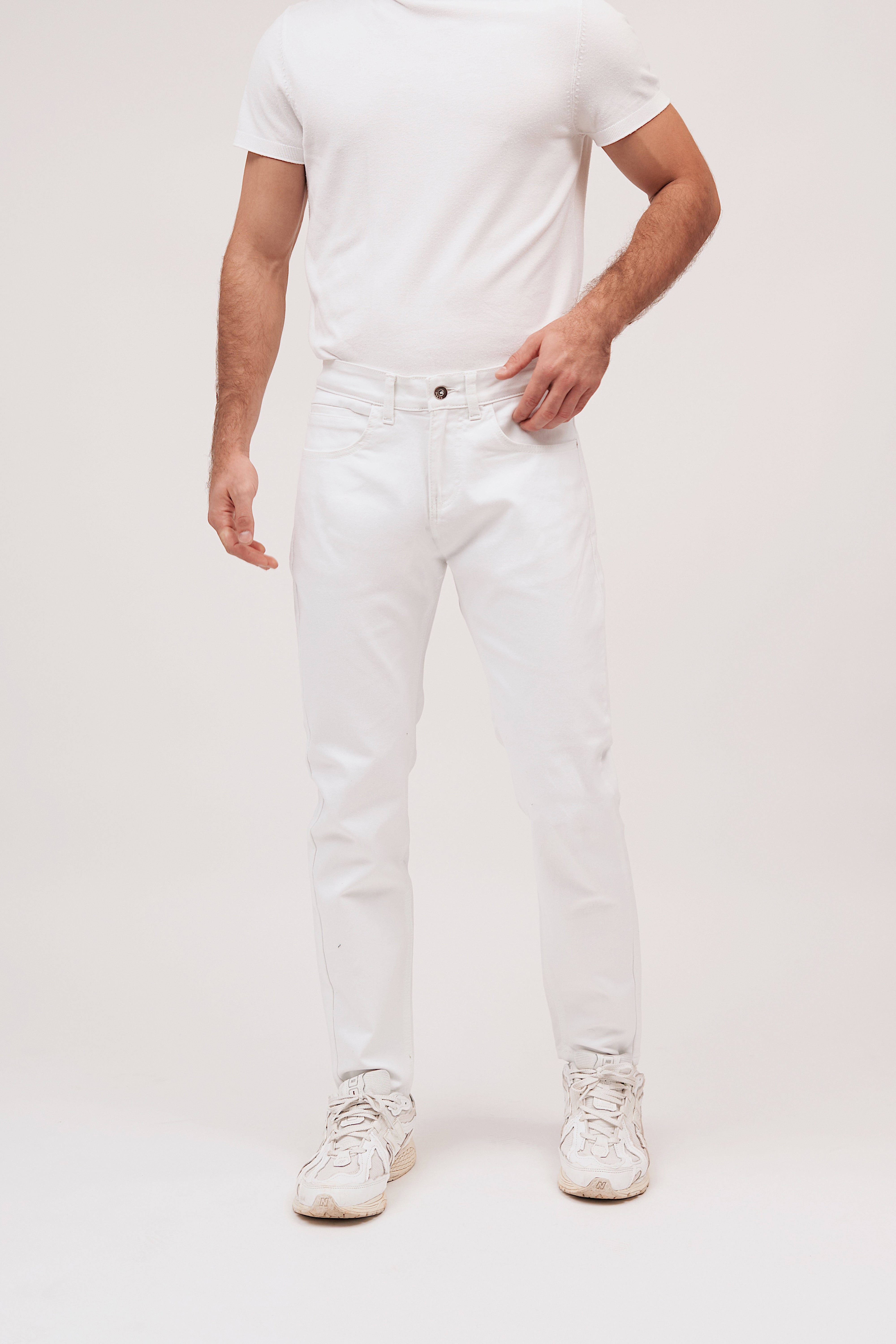 JEANS SLIM BLANCO 8059