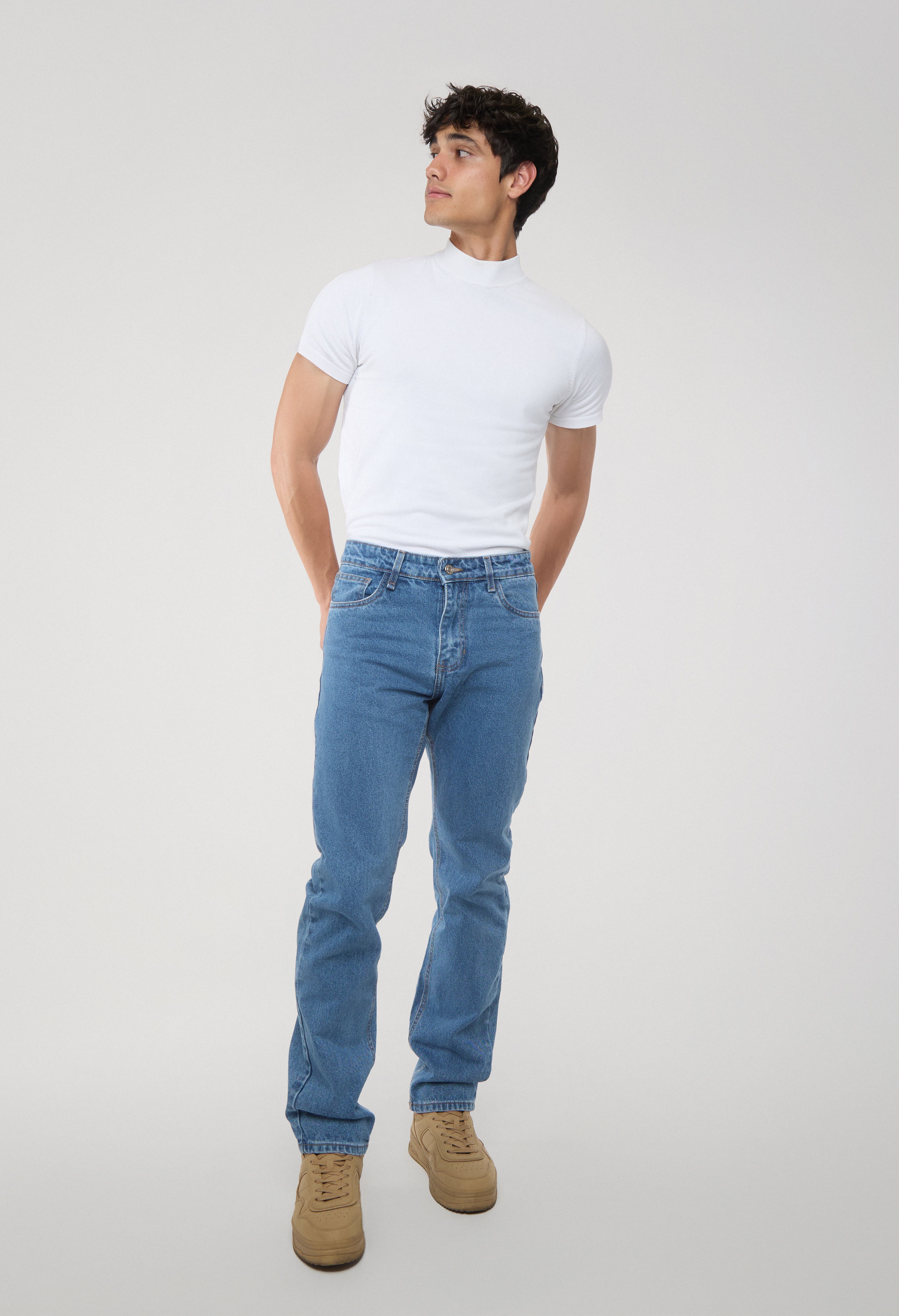 JEANS RECTO AZUL MEDIO 8092