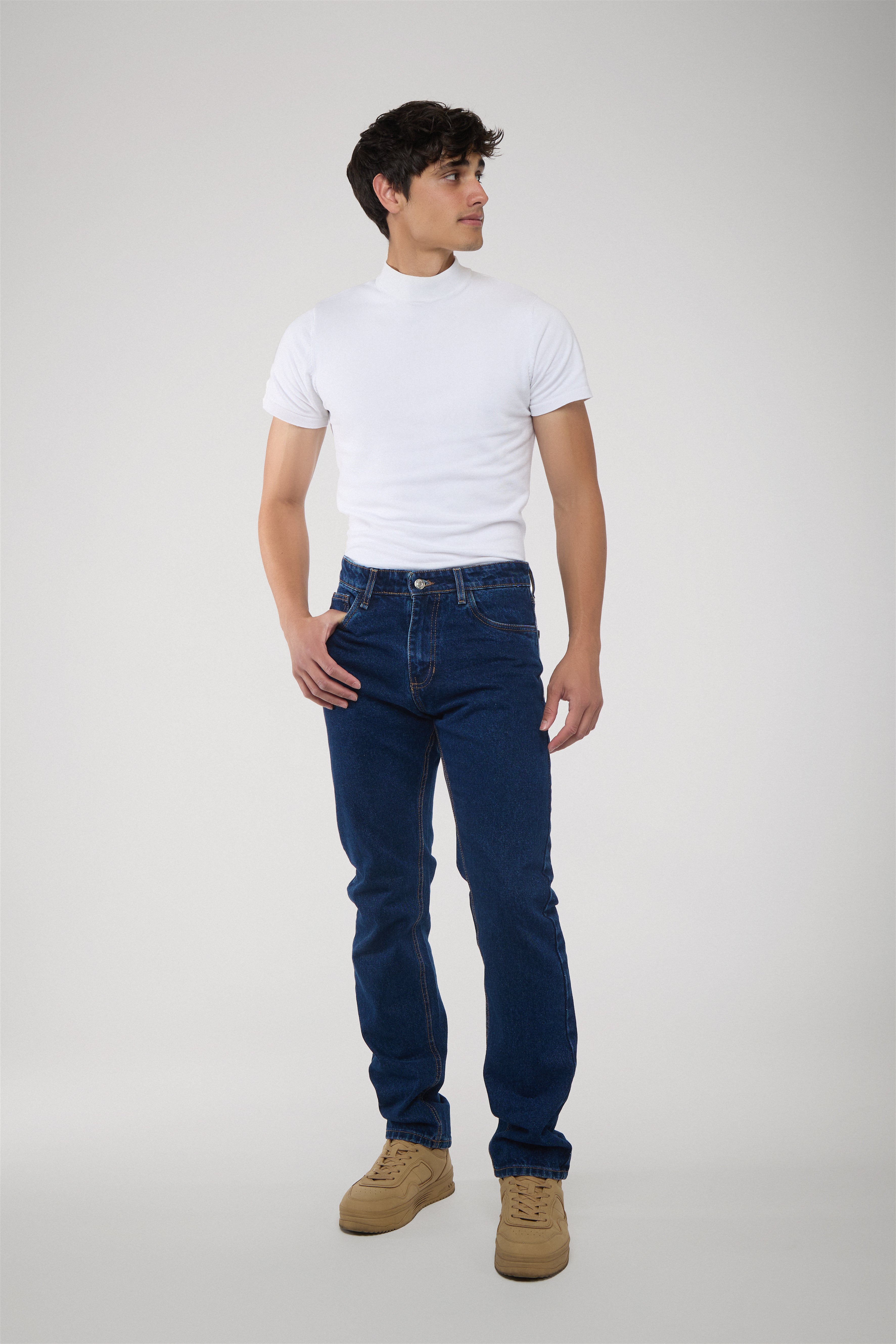 JEANS RECTO AZUL OSCURO 8093