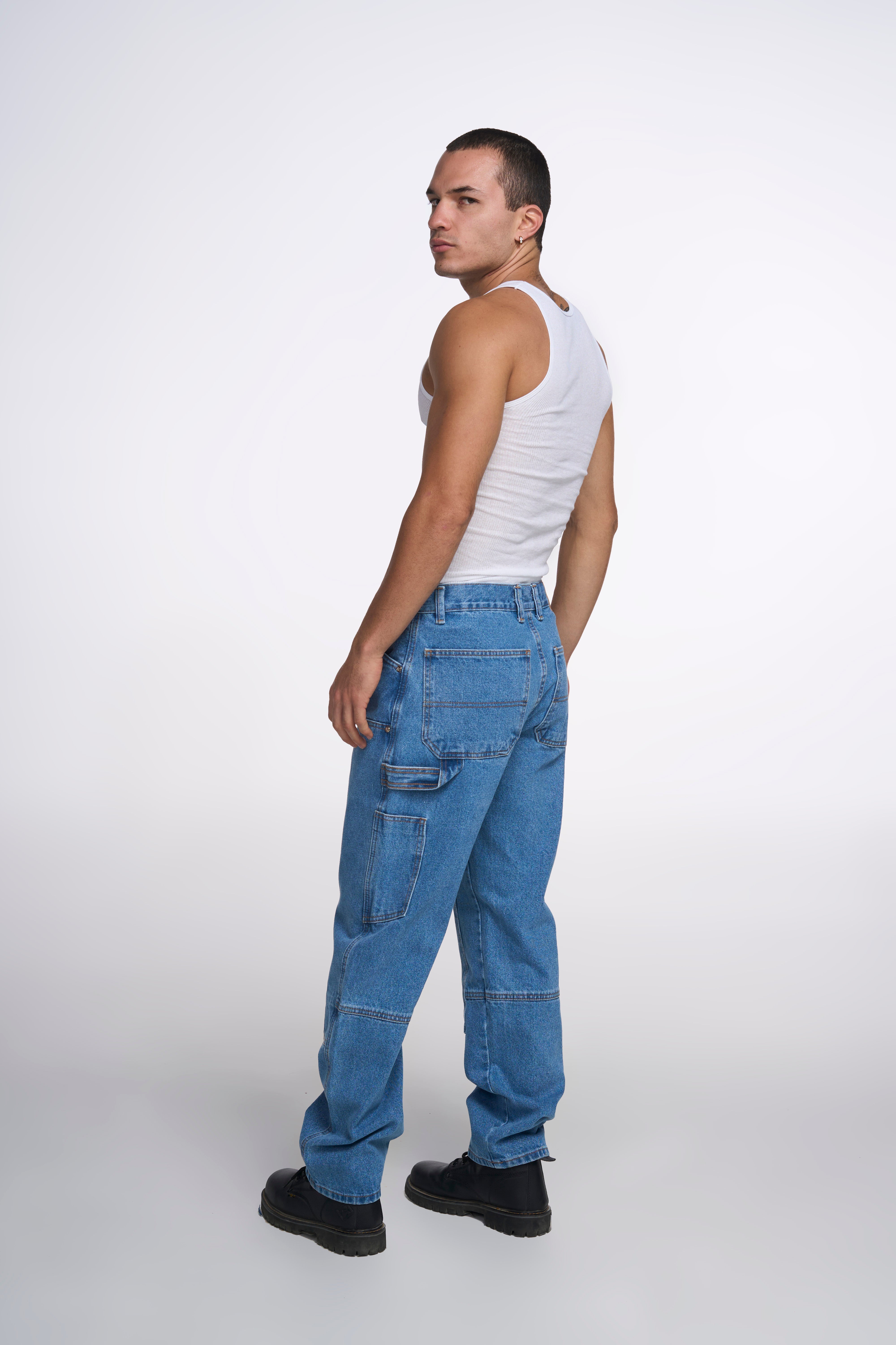 JEANS CARPINTERO BOLSAS CLARO 8094