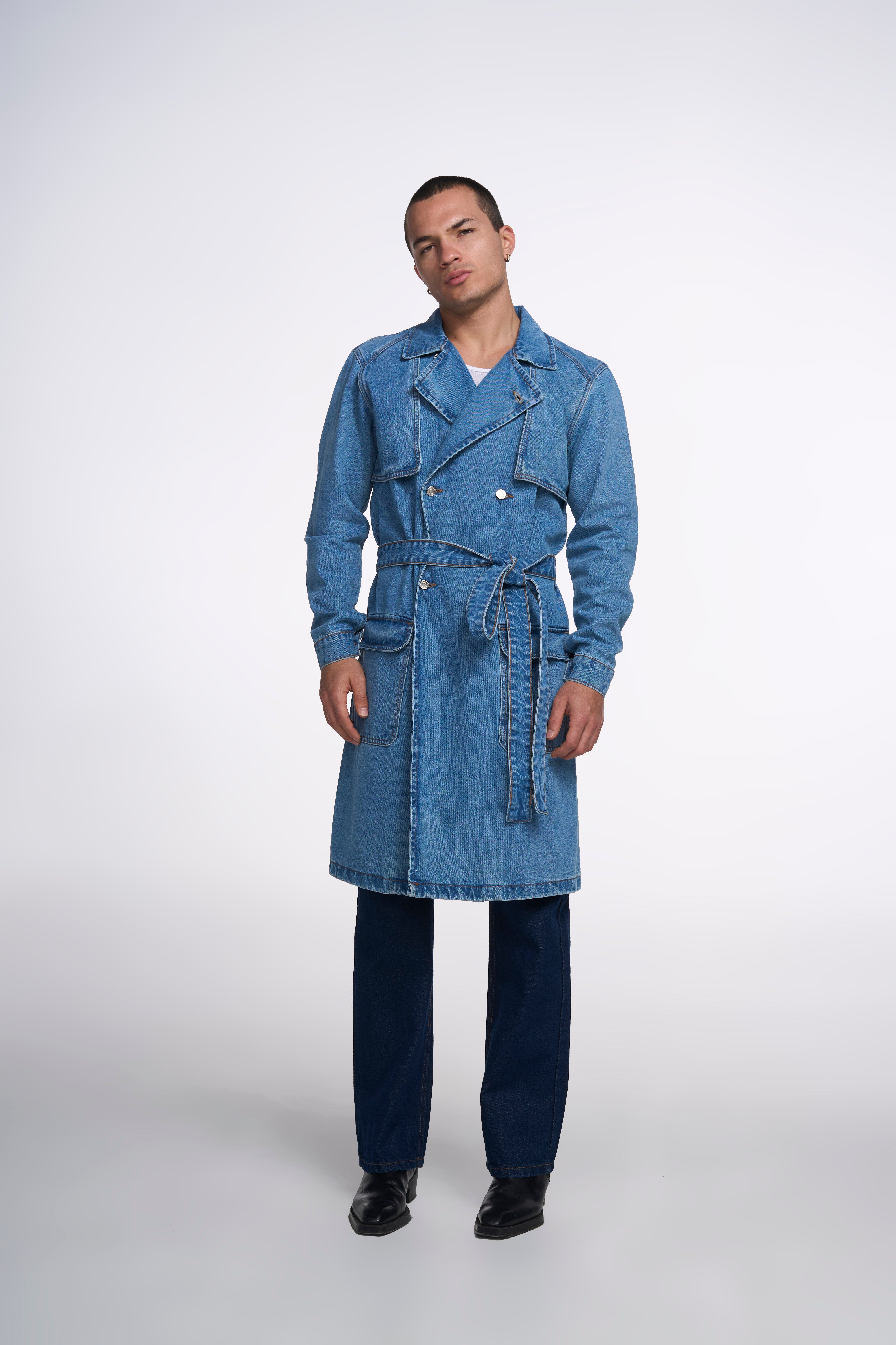 GABARDINA AZUL 8099