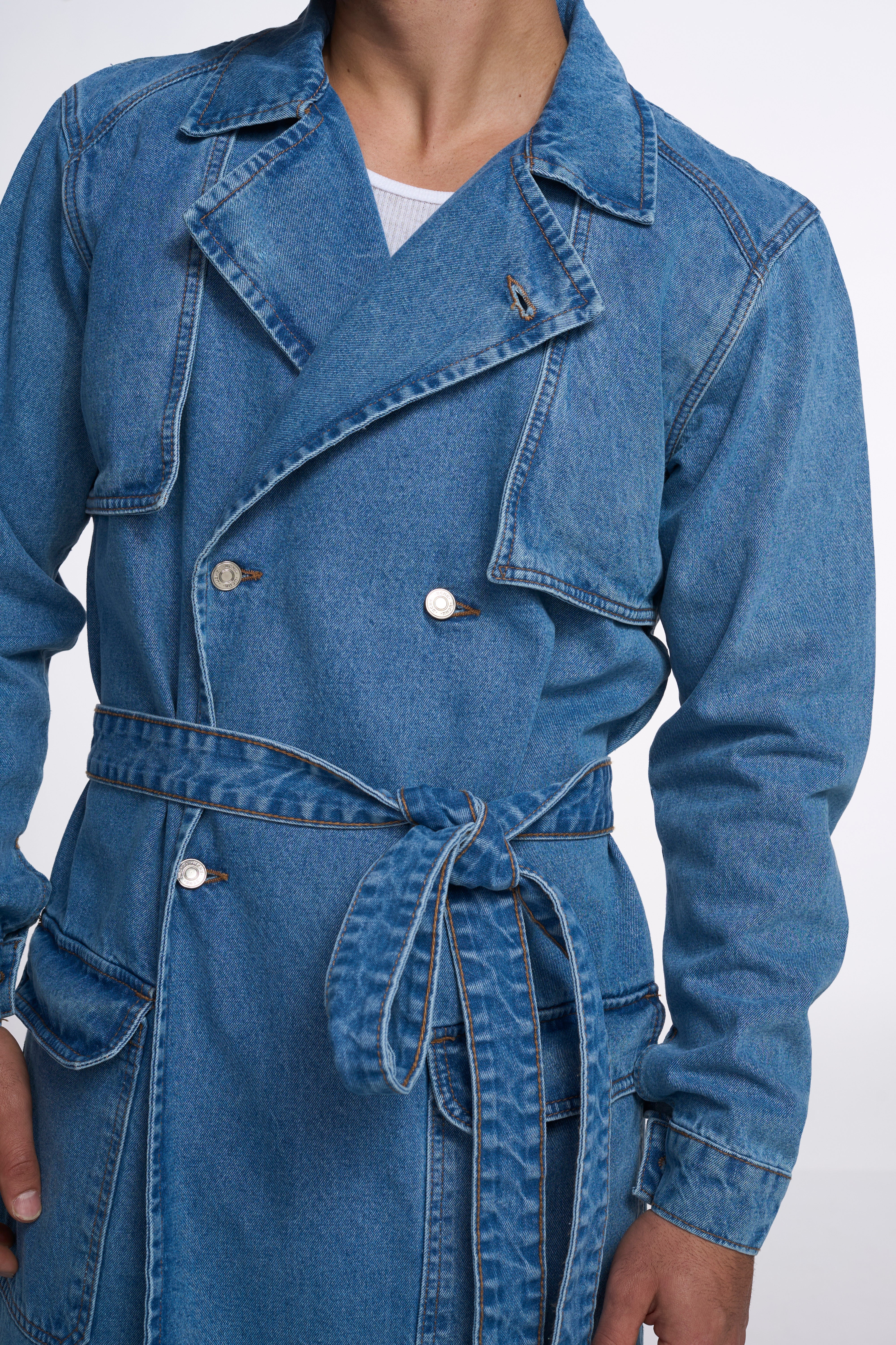 GABARDINA AZUL 8099
