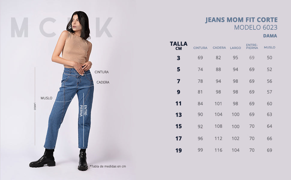 JEANS MOM FIT CORTE 6023