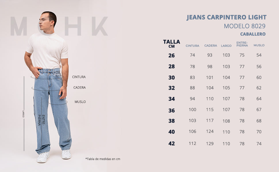 JEANS CARPINTERO LIGHT 8029