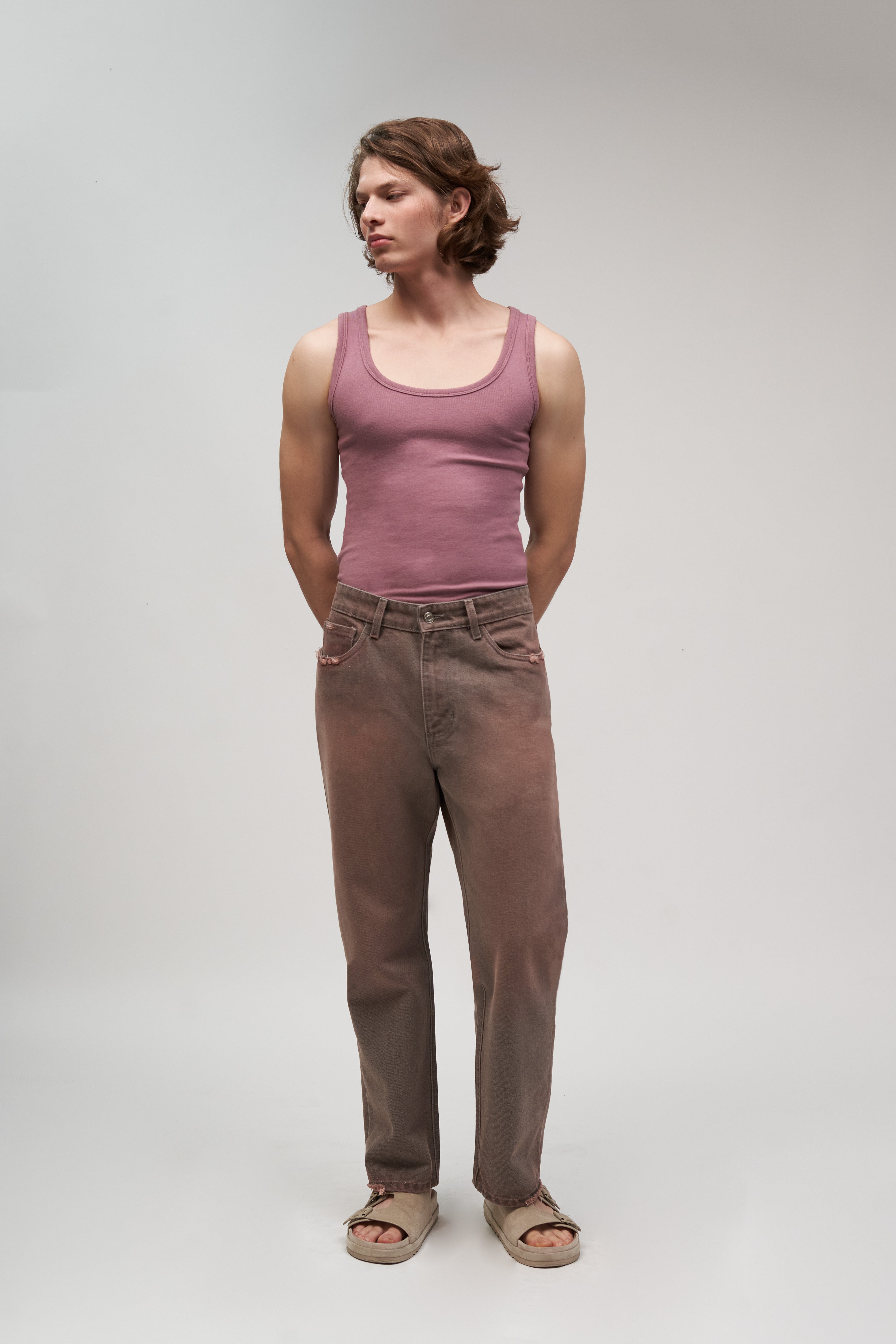 JEANS CROPPED ARRECIFE GRIS 8091