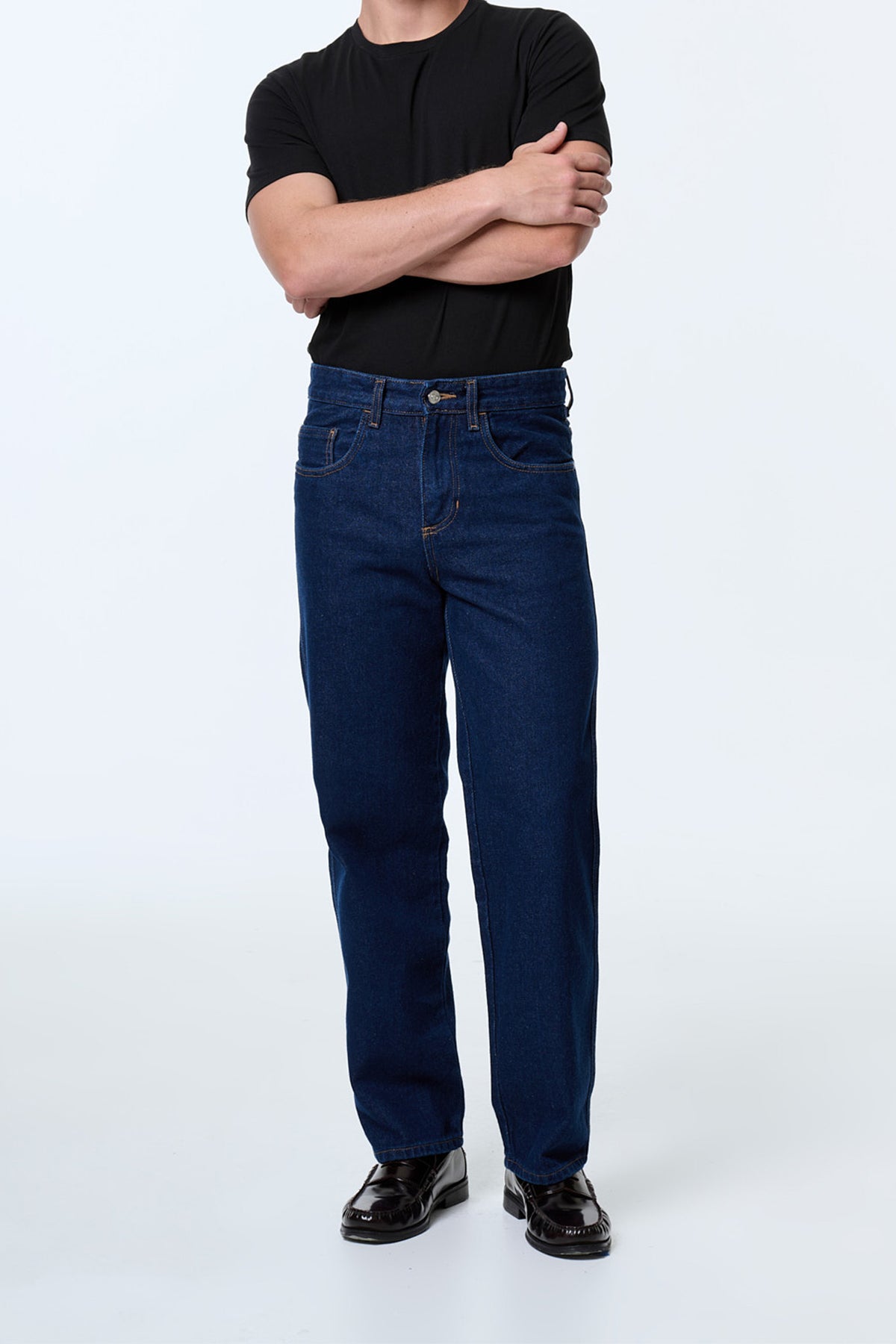 JEANS BAGGY OSCURO 8124