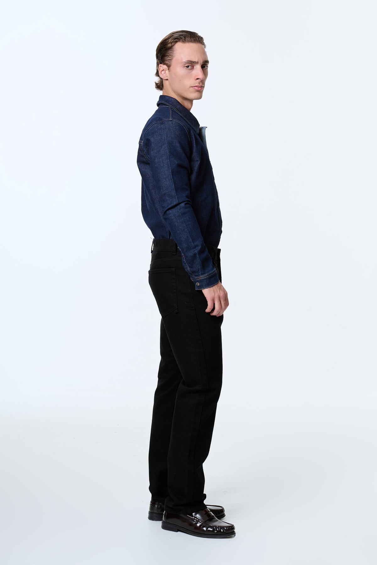 CAMISA STRETCH AZUL 8125
