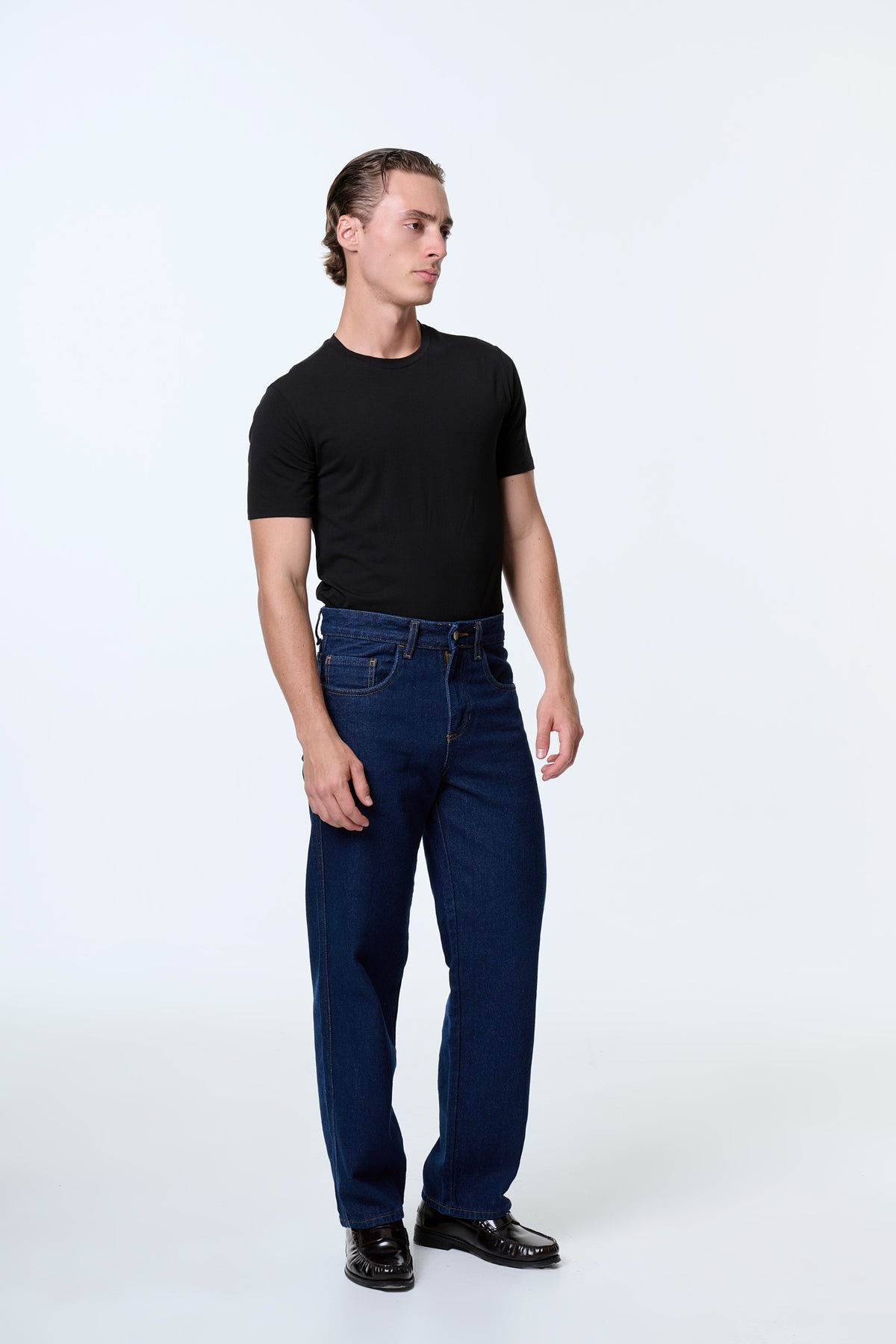 JEANS BAGGY OSCURO 8124