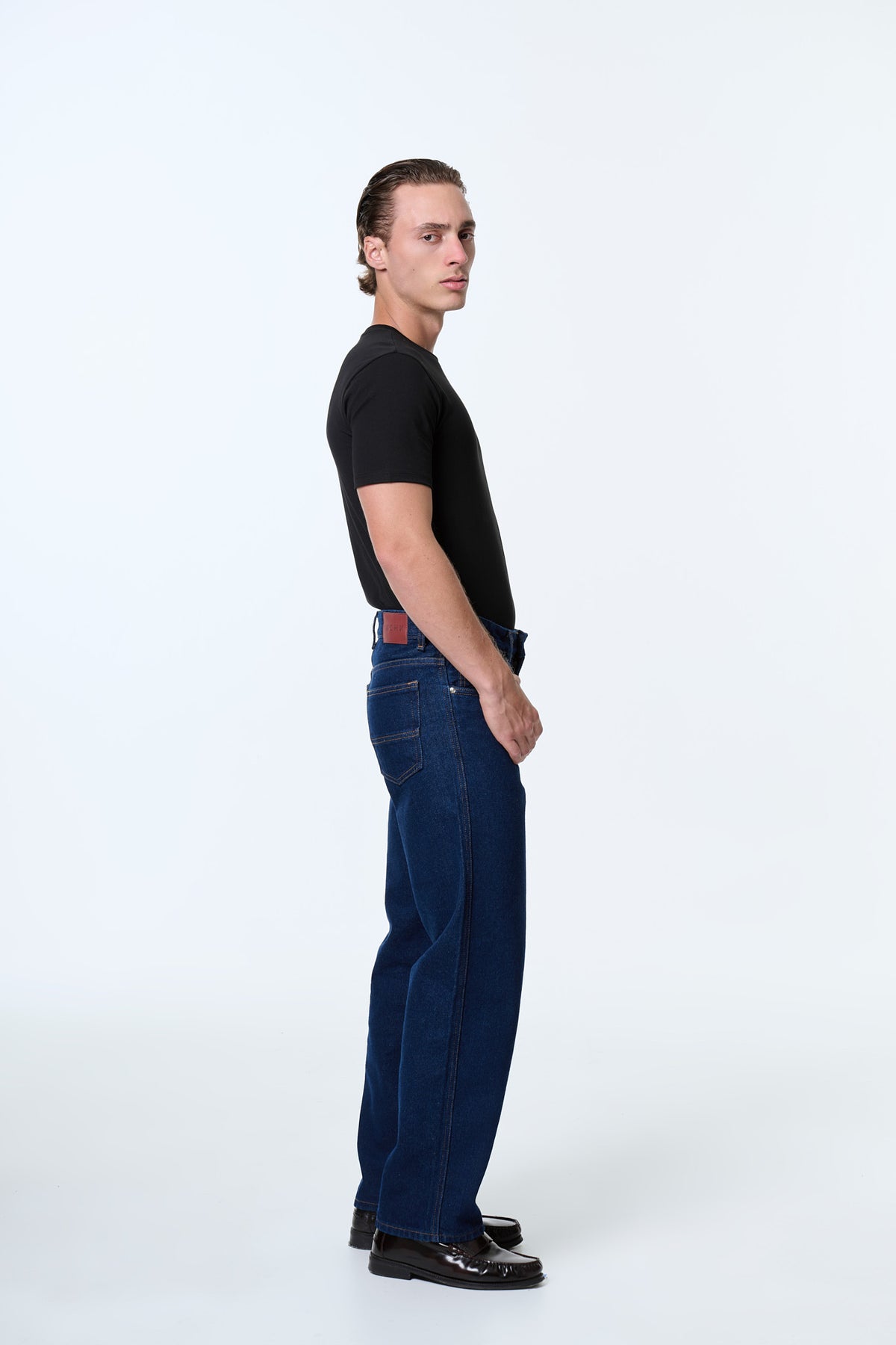 JEANS BAGGY OSCURO 8124