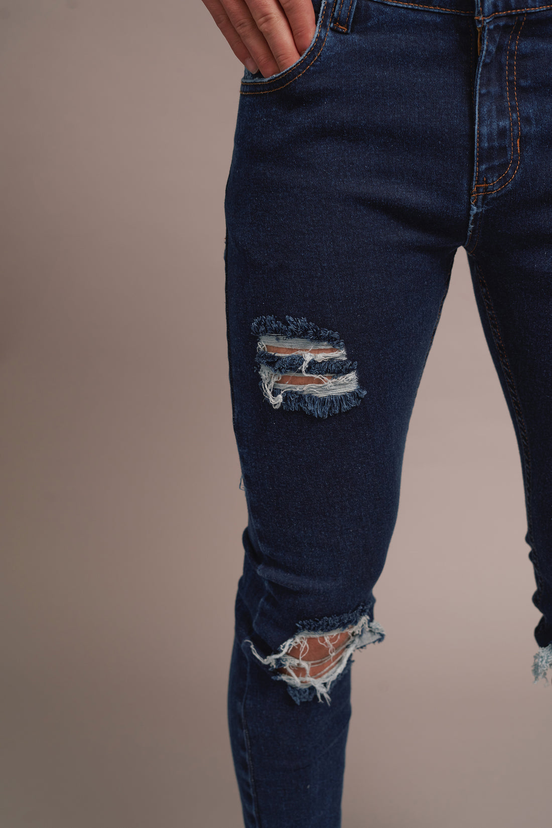 JEANS SKINNY STRECH ROTO 8010